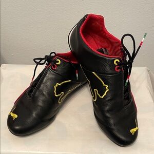 Puma Black and Yellow Athletic Shoes